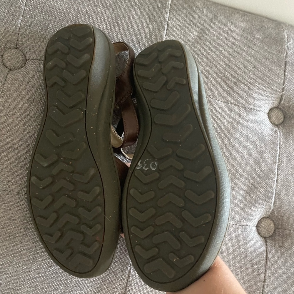 Keen Leather Sandals Stitching Camping Hiking Outdoor Comfort - Picture 5 of 7